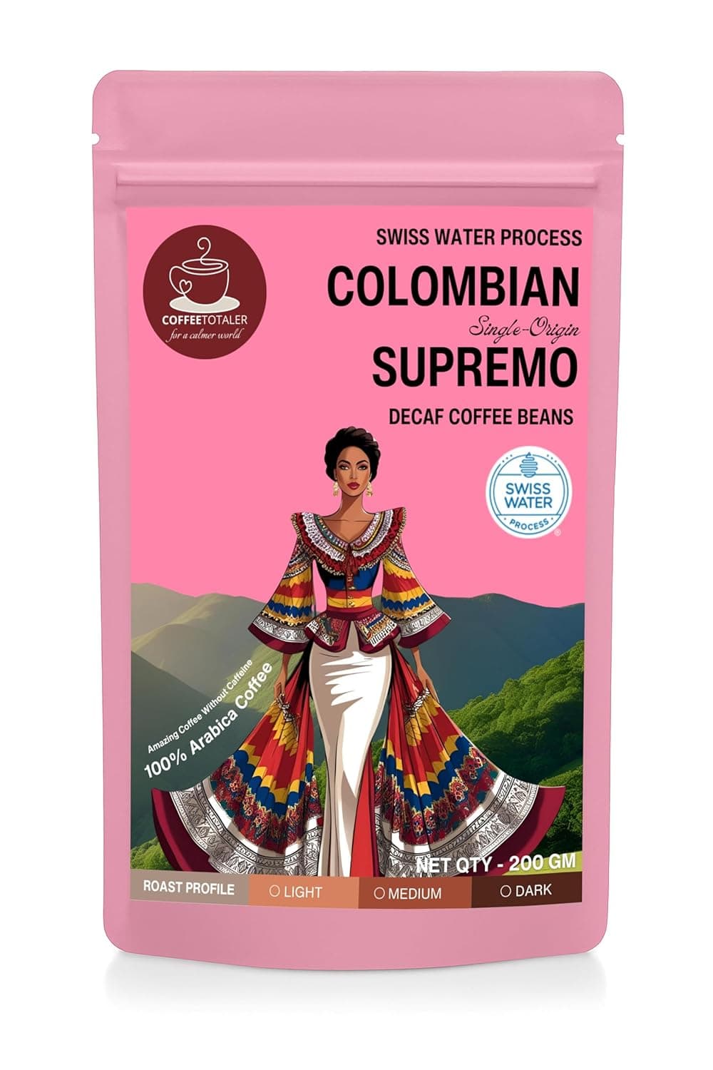 Colombian Supremo Decaf Coffee Beans