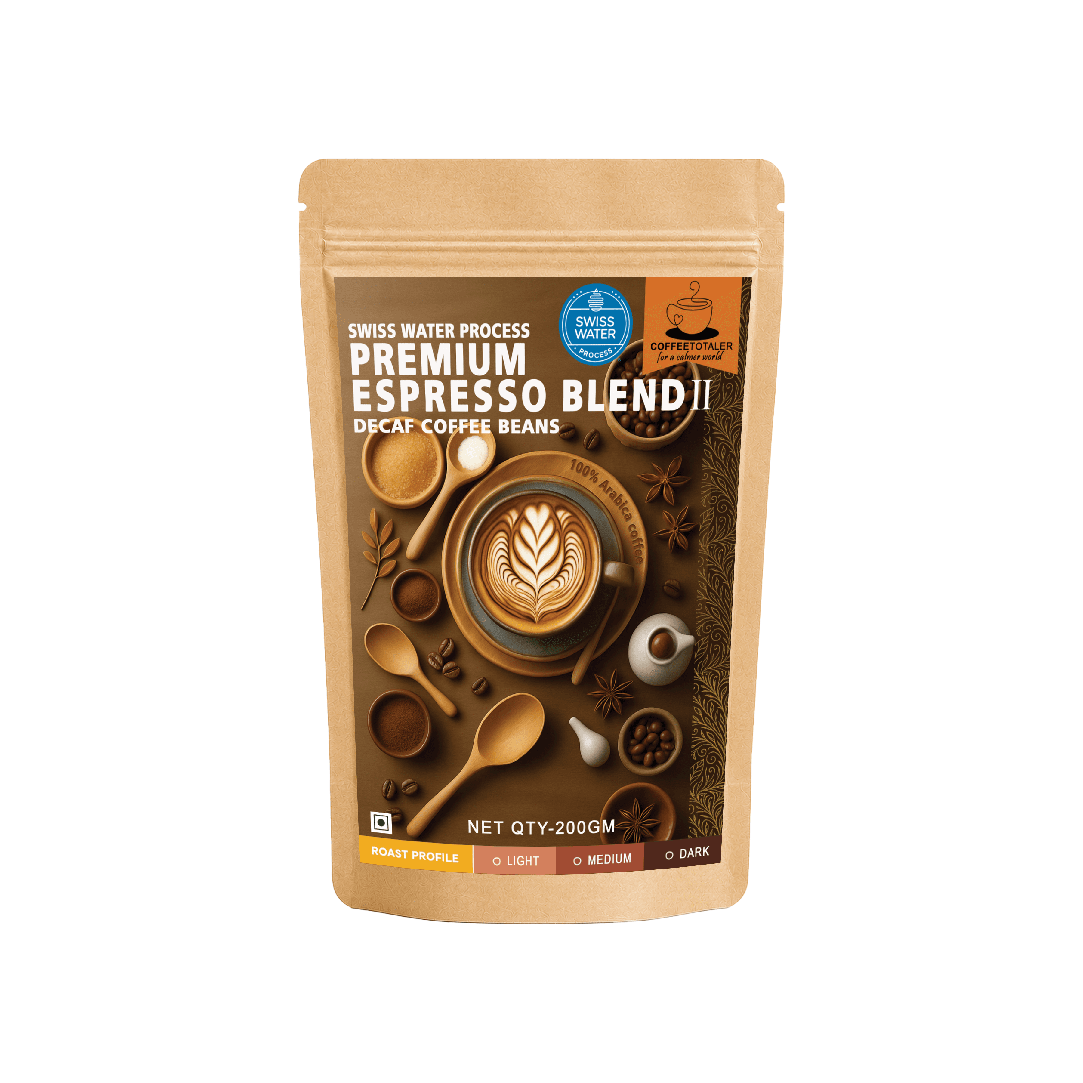 Premium Espresso Blend II Decaf Coffee Beans