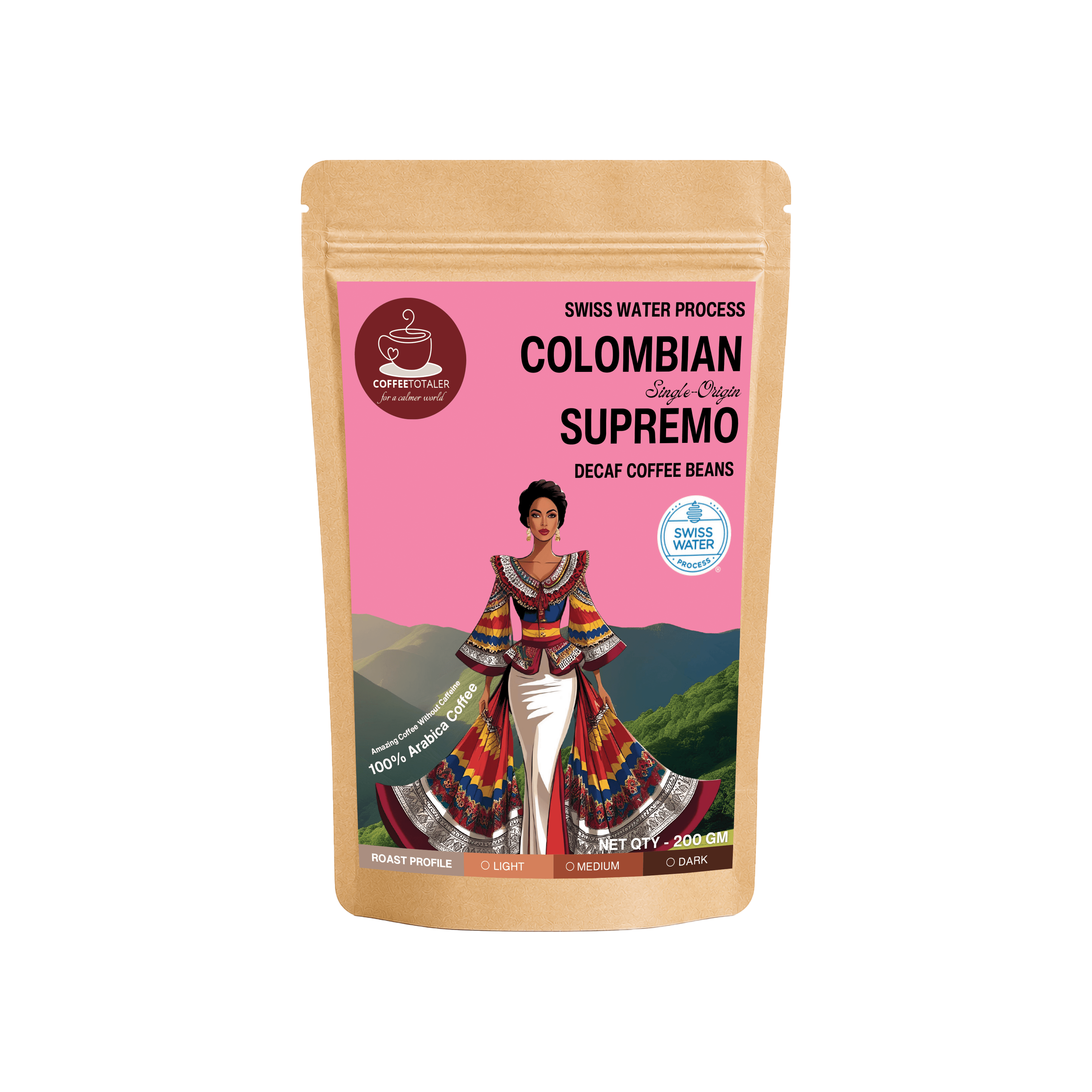 Colombian Supremo Decaf Coffee Beans
