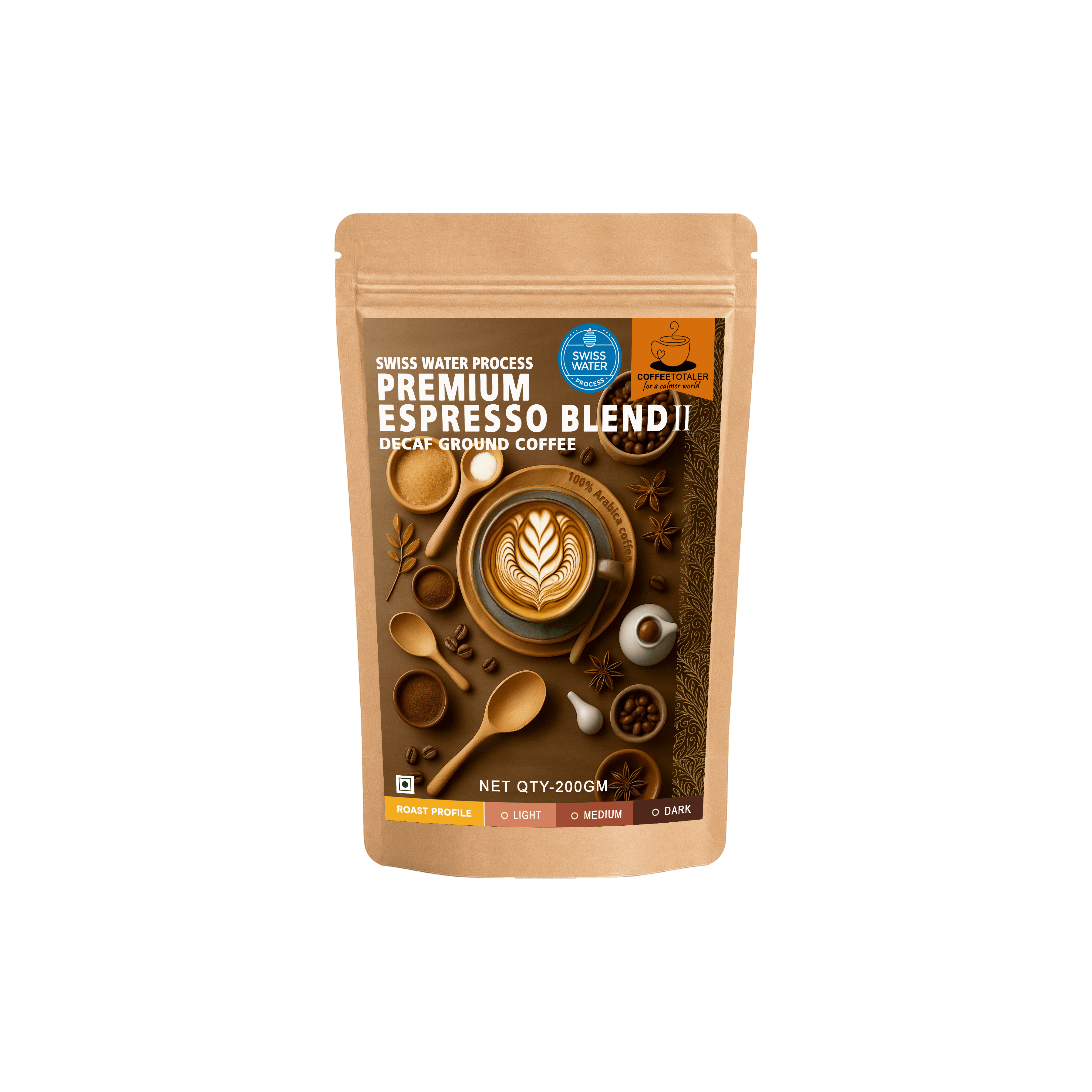 Premium Espresso Blend II Decaf Ground Coffee