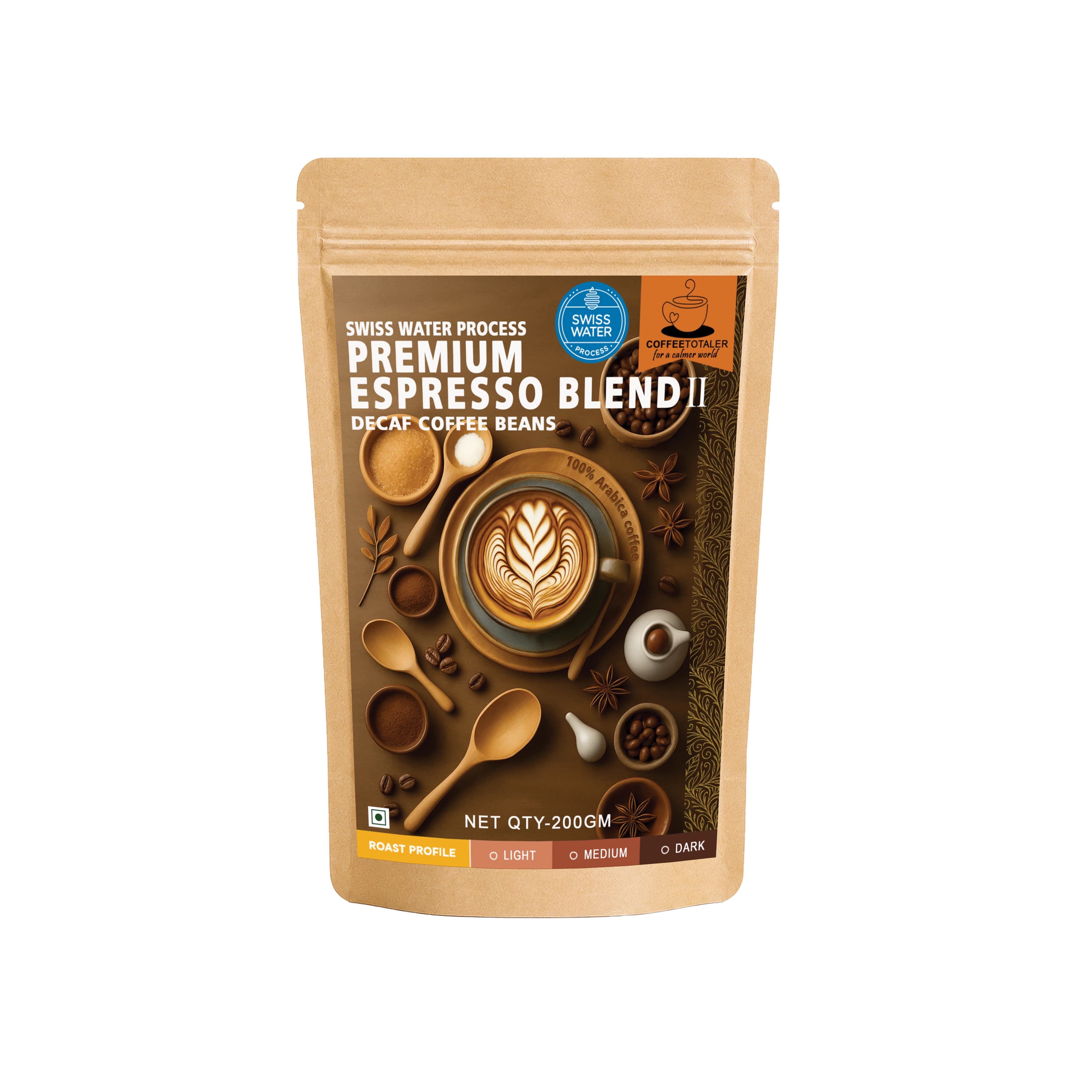 Premium Espresso Blend II Decaf Coffee Beans
