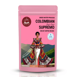 Colombian Supremo Decaf Coffee Beans